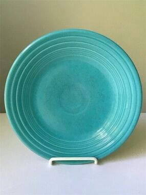 Vintage Fiesta Turquoise Blue 9” Luncheon Plate 2006 Homer Laughlin Lead Free